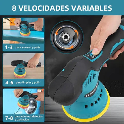 PULIDORA PARA CARROS JBN-D21 DE 2 BATERIAS 48V