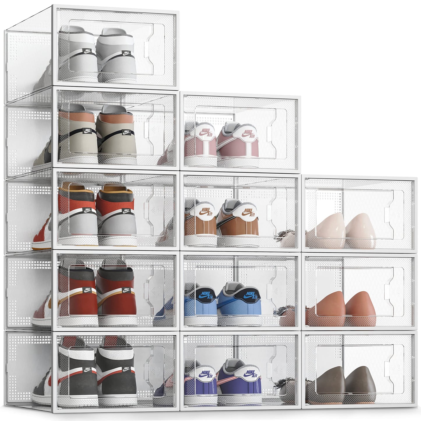 CAJA ORGANIZADORA DE ZAPATOS TRANSPARENTE